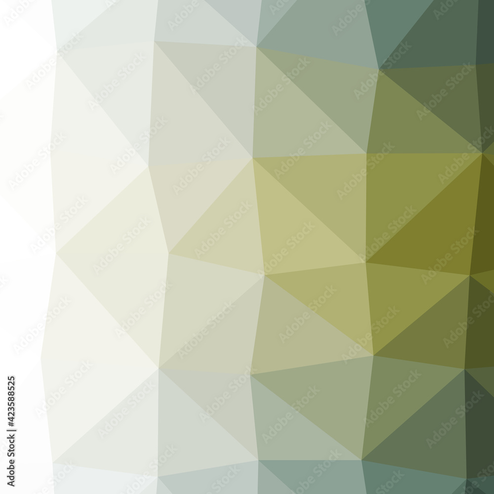 Fototapeta premium Abstract color Low-Polygones Generative Art background illustration