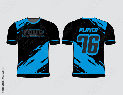 All sports team gear. Jersey mockup perfect for all sport team uniform. Design perfect for casual, t-shirt, fashion and sports apparels