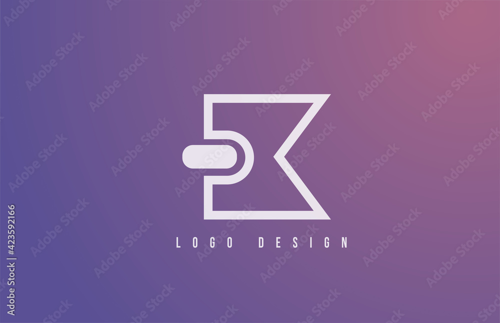 K alphabet logo letter for business and company with geometric style and pastel color. Corporate brading and icon lettering with simple blue design K alphabet logo letter for business and company with geometric style and pastel color. Corporate brading and icon lettering with simple blue design