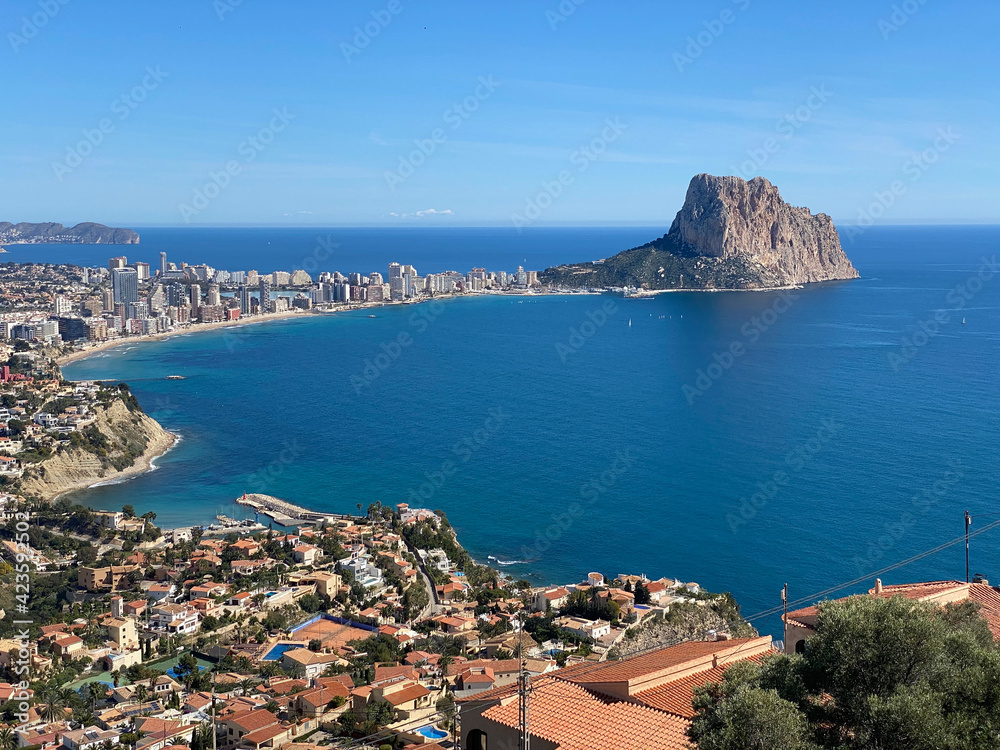 beautiful beaches in the province of Alicante, located in the Valencian Community, Spain.