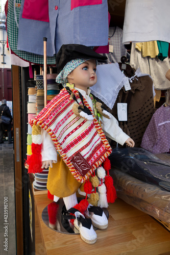 doll dressed in the typical Valencian man's costume photo
