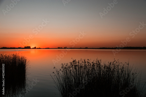 sunset on the lake © VIRGINIA