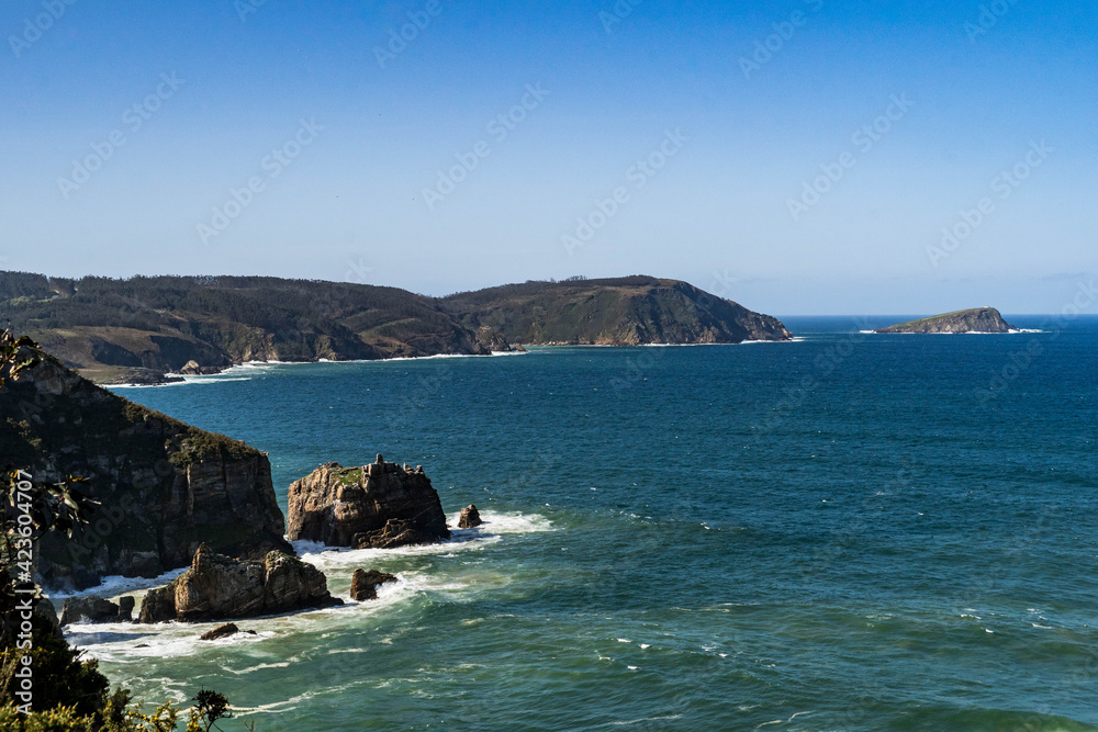 Coast of Galicia in Spain 