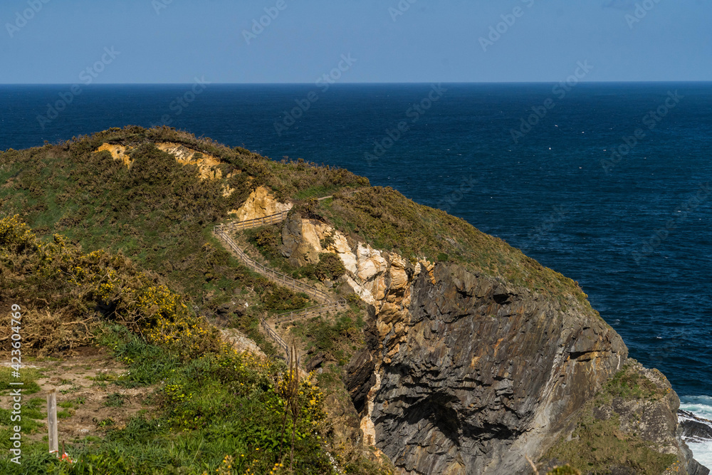 Coast of Galicia in Spain 