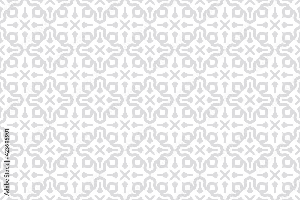 Seamless pattern with abstract geometric vector