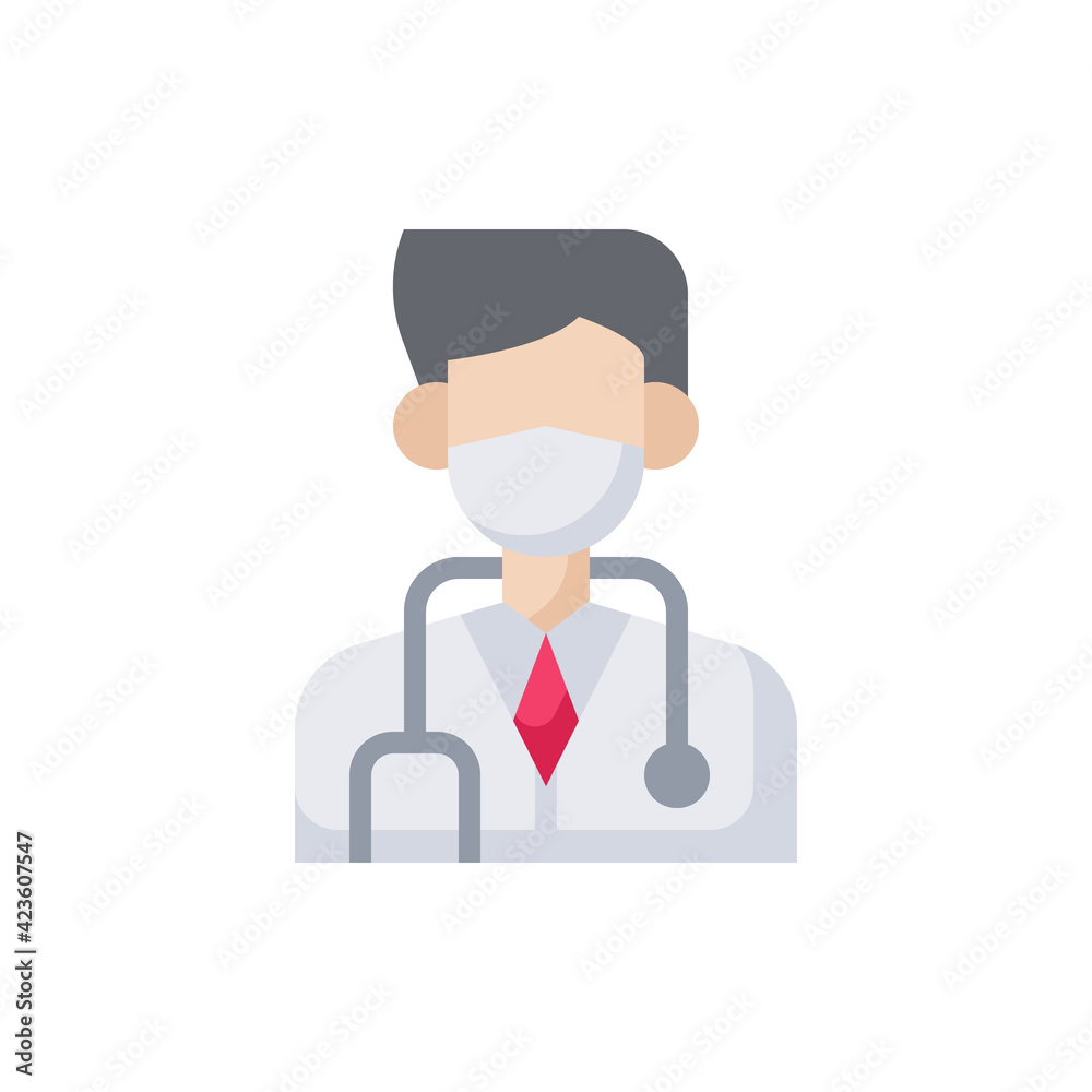 Doctor Icon vector illustration