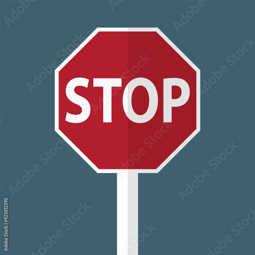Traffic Road sign Stop warning