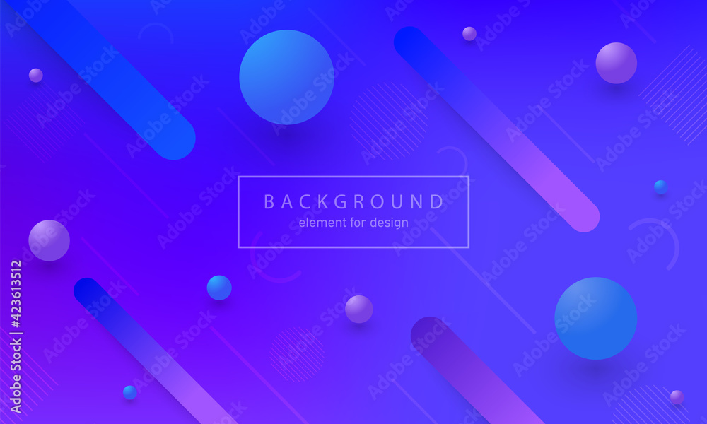 Abstract background with lines and circles. Element for design.