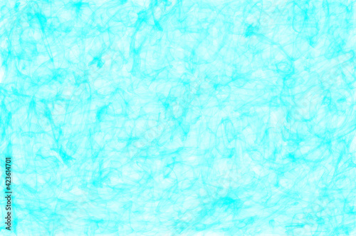 light blue abstract background smoke lines on a white basis