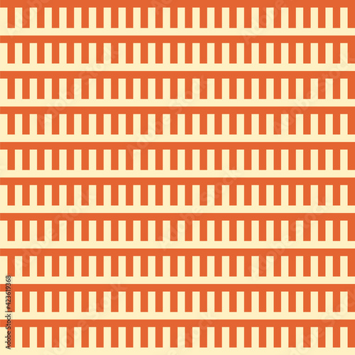 simple geometric interlocking combs repeat vector pattern