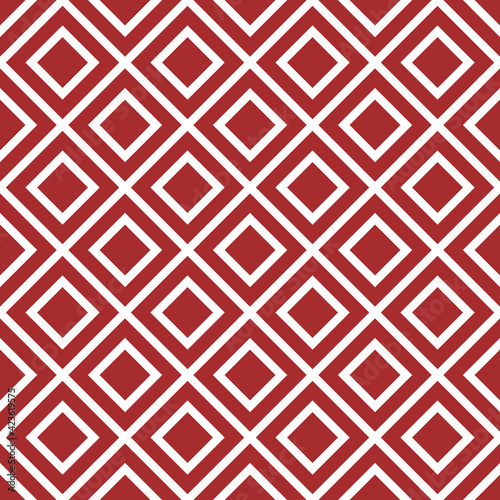 simple geometric interlocking diamond repeat vector pattern