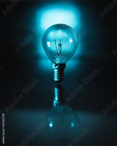 Light bulb creative photography