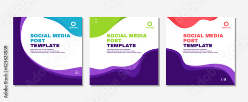 

Set of modern abstract Unique Editable Social Media banner Template.Promotional web banner for social media post.Elegant sale ads and discount promo