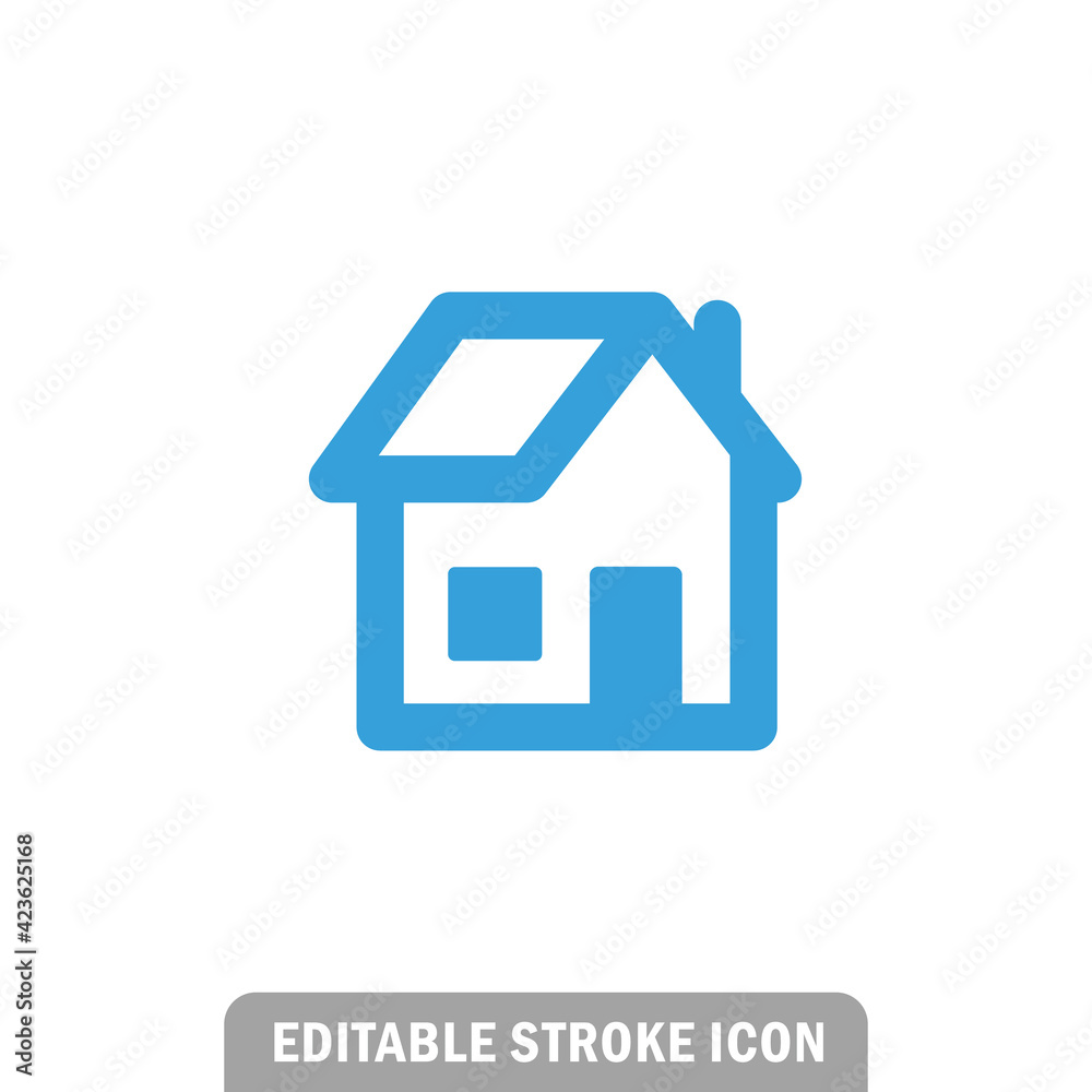 House vector icon. Home pictogram.