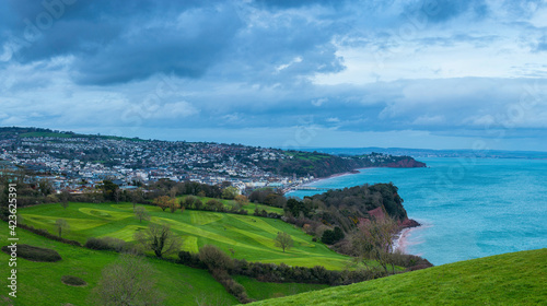 Ness Cove Beach, South West Coast Path, Shaldon, Teignmouth, Devon, England, Europe © Maciej Olszewski