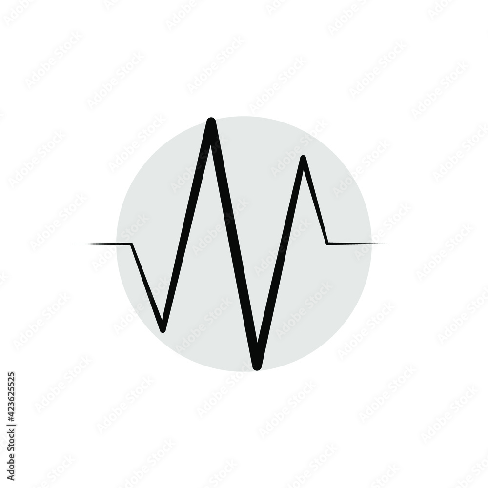 Illustration Vector graphic of pulse icon Illustration Vector graphic of pulse icon