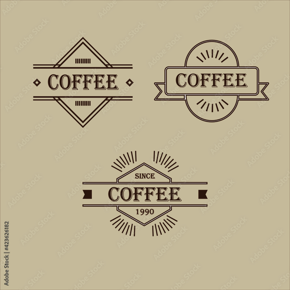 Coffee Vintage Logo Design