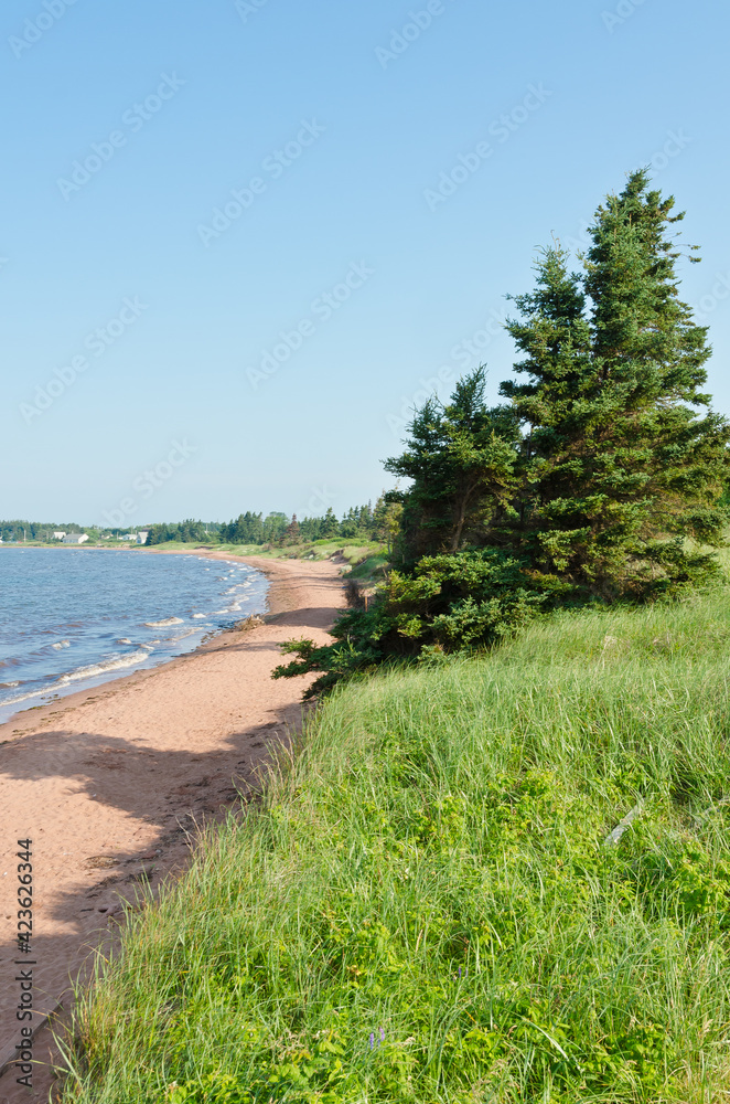 Red sand beach Red sand beach
