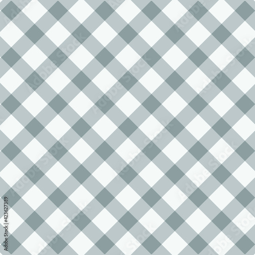 Gingham pattern. Texture from for plaid, tablecloths, clothes, shirts, dresses, and other textile products. Vector illustration.