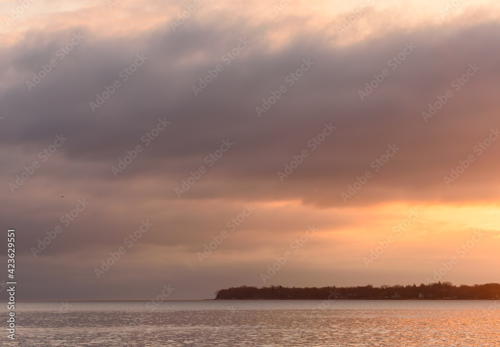 Obraz premium sunset over the sea