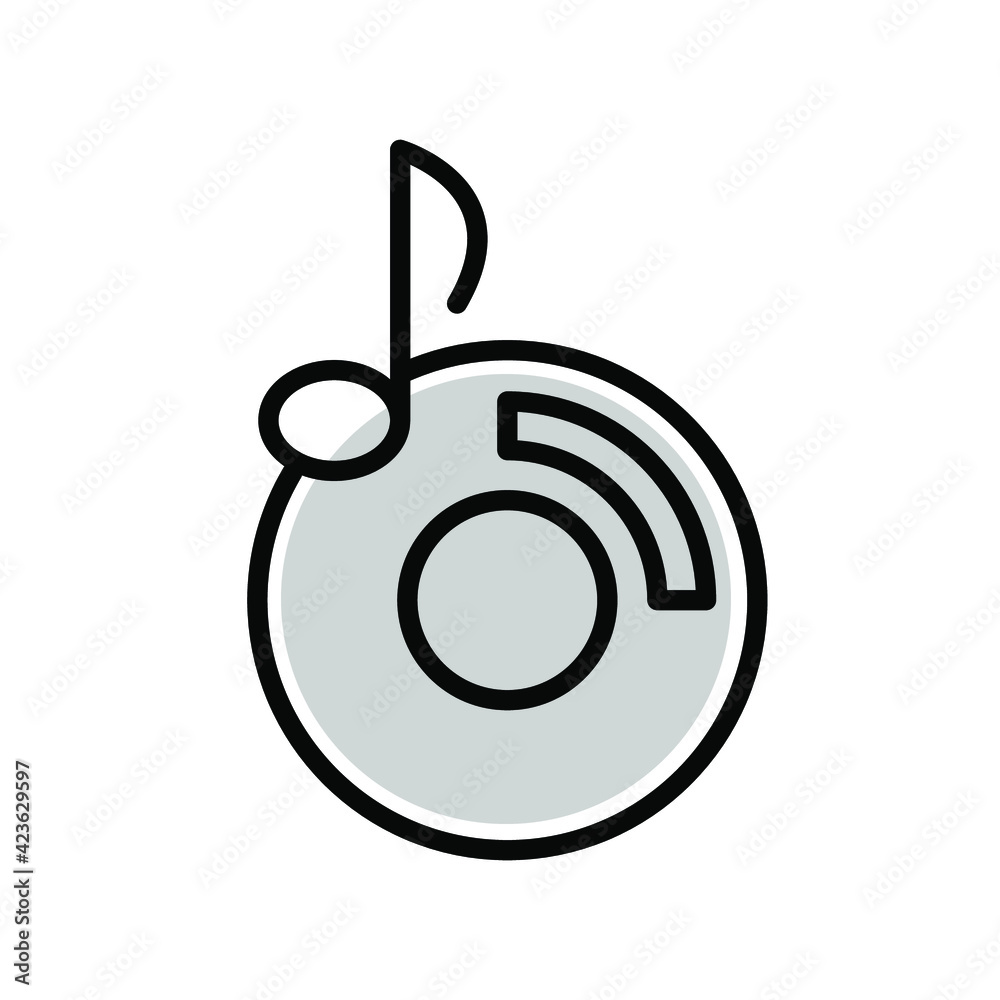 Illustration Vector graphic of disc icon Illustration Vector graphic of disc icon