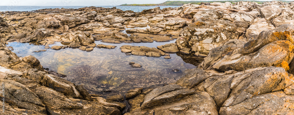 Tide Pools on Lava Formations, Makaluapuna Point, Kapalua, Maui, Hawaii, USA Tide Pools on Lava Formations, Makaluapuna Point, Kapalua, Maui, Hawaii, USA
