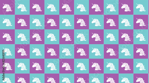 Wallpaper Mural Cute colorful unicorns Torontodigital.ca