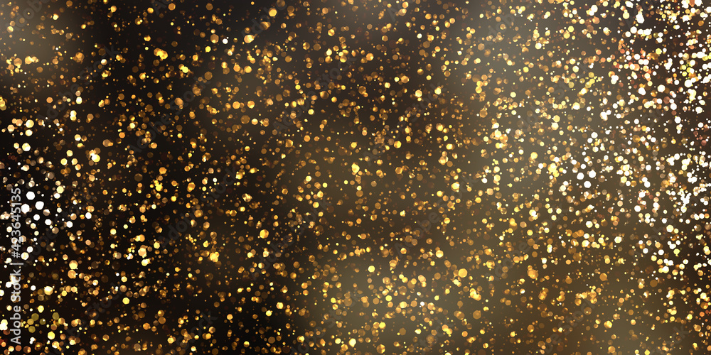 Bokeh effect abstract bokeh glitter sparkle 3d illustration