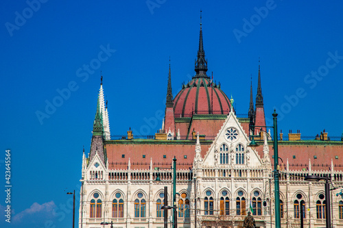 Hungarian parliament building in Budapest