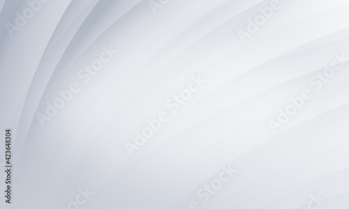 Abstract wave white and gray gradient geometric background. With space for concept design Technology and modern.