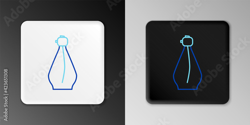 Line Perfume icon isolated on grey background. Colorful outline concept. Vector