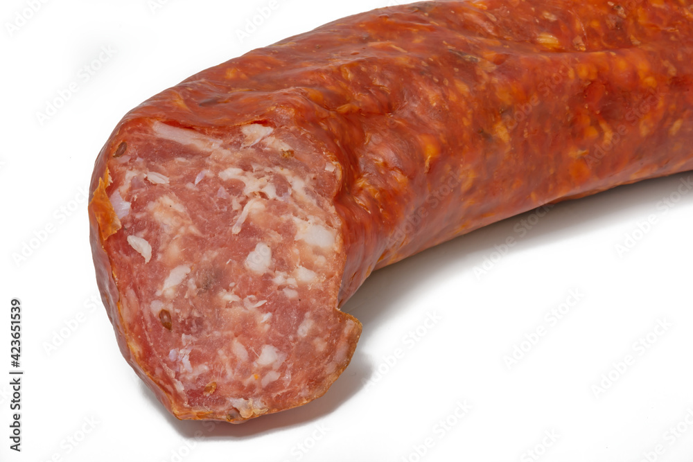 Grobe, geräuchterte Bratwurst Grobe, geräuchterte Bratwurst