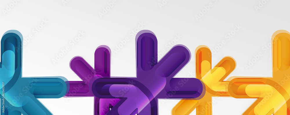 Abstract glossy crosses background for business or technology presentations, internet posters or web brochure covers Abstract glossy crosses background for business or technology presentations, internet posters or web brochure covers