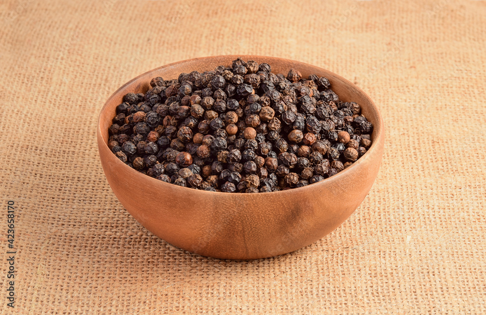 pepper corn on the sack background pepper corn on the sack background