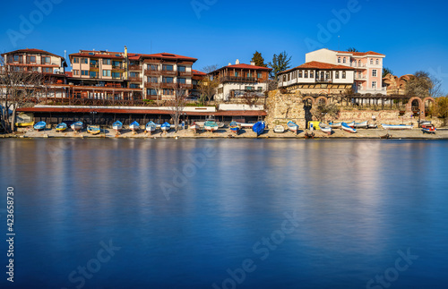 view of the old town of Nesebar, Bulgaria