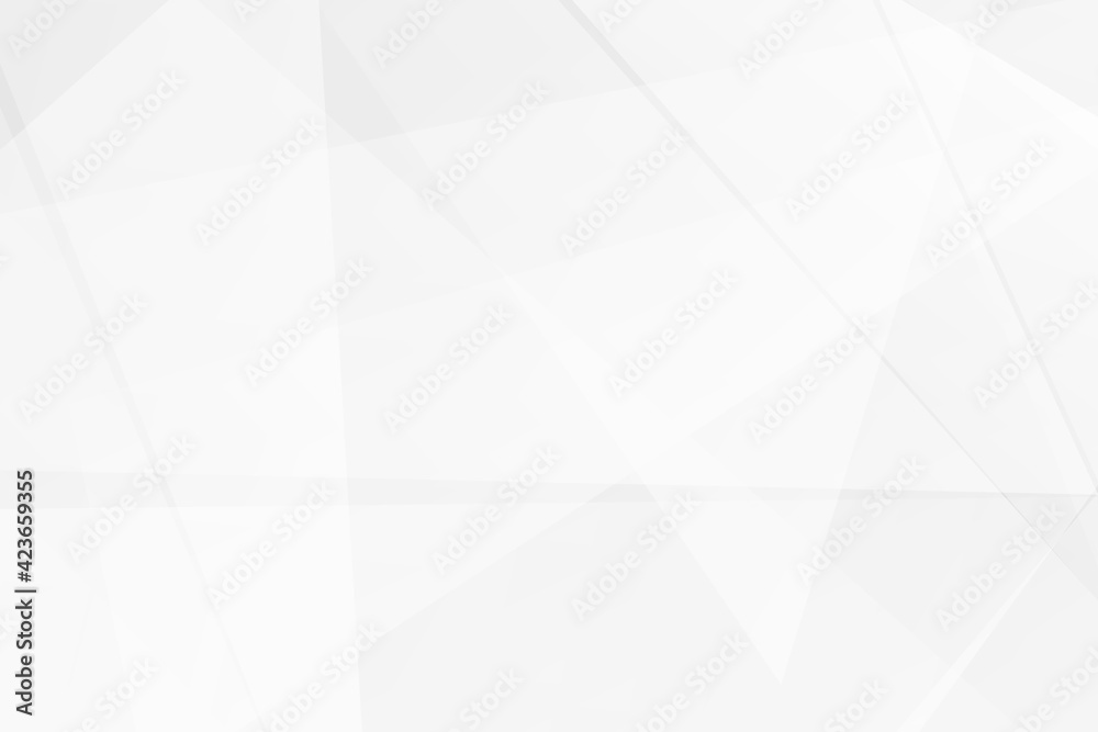 Fototapeta premium Abstract white and grey on light silver background modern design. Vector illustration EPS 10.
