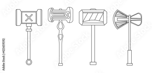 set of four vector linear hammers.
