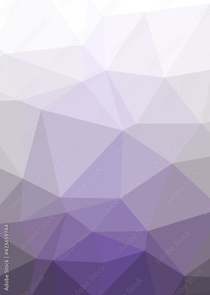 Obraz premium Abstract color Low-Polygones Generative Art background illustration