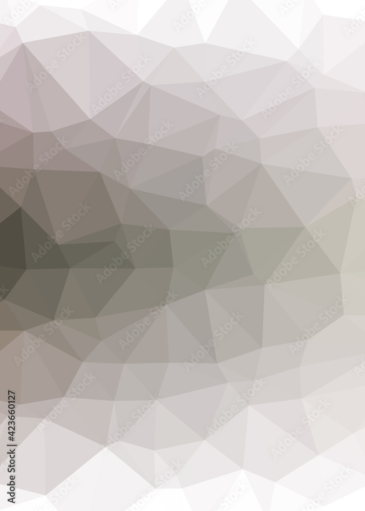 Obraz premium Abstract color Low-Polygones Generative Art background illustration