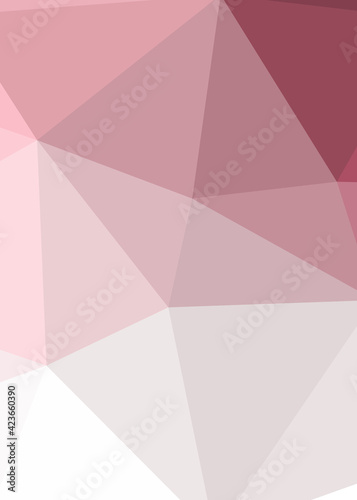 Abstract color Low-Polygones Generative Art background illustration