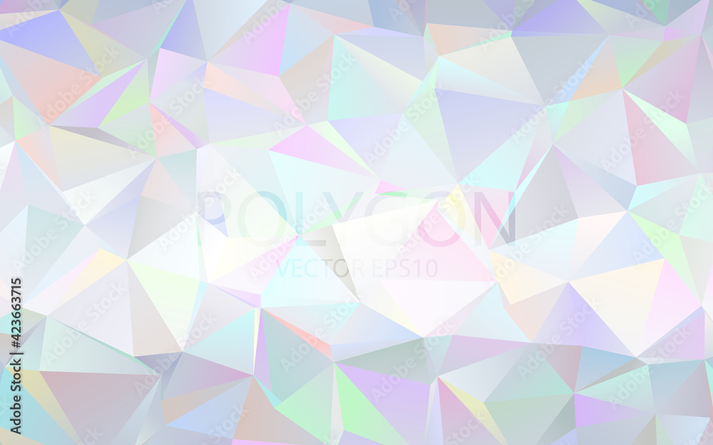 Polygon Abstract Backgrounds. prism Color Vector Banner. Vector illustration eps10.