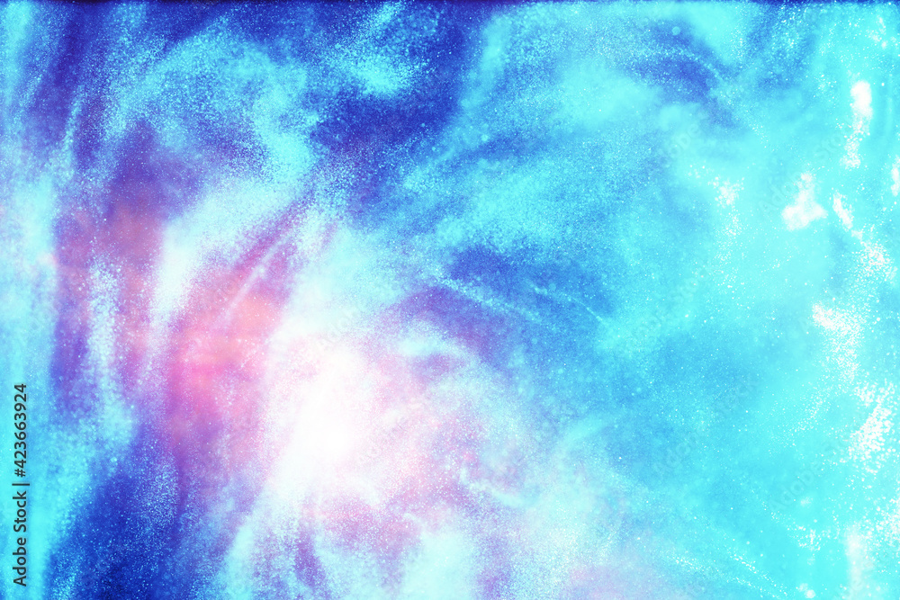 Universe in a distant galaxy with nebulae and stars Universe in a distant galaxy with nebulae and stars