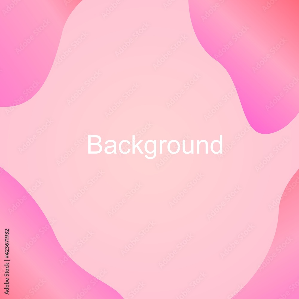 Pink background illustration