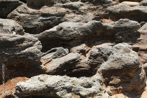 sand rock grotto on the Atlantic coast of Florida  photo