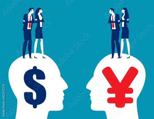 Yuan currency VS dollar Of the financial and economic war