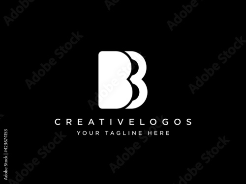 Letter BB Logo, Alphabet BB Logo, Initials BB Logo, Alphabet Logo Vector Template