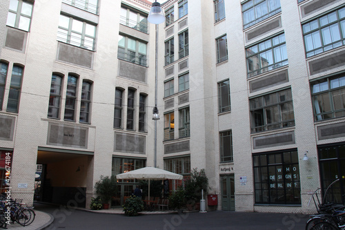 residential buildings (hackesche hofe) in berlin (germany)