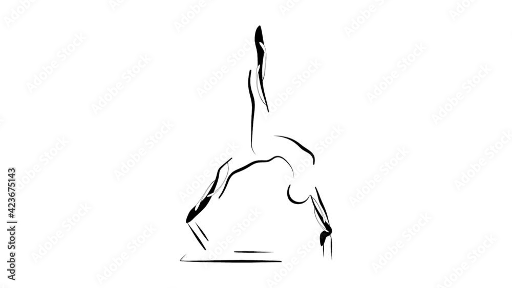 Pilates pose animation Pilates pose animation