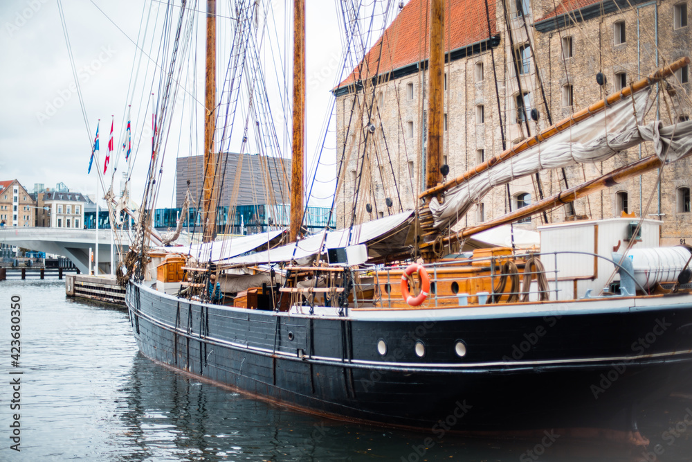 Beautiful old ship.