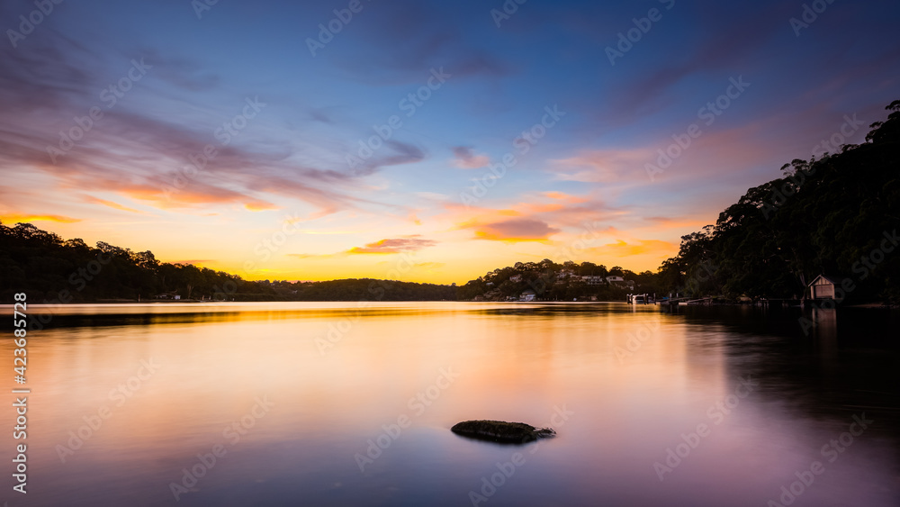 Sunset Scape of Georges River and Gungah Bay